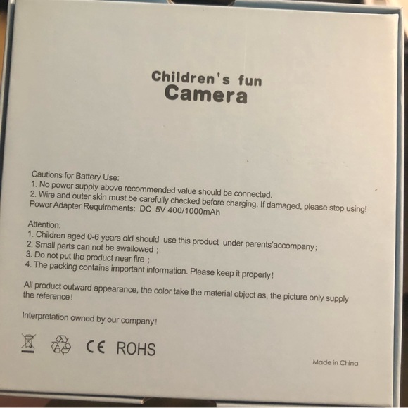 SALE ❗️3.5 inch Digital Camera for Kids Toy Gift 12MP 1080P Video Camera - Picture 7 of 10